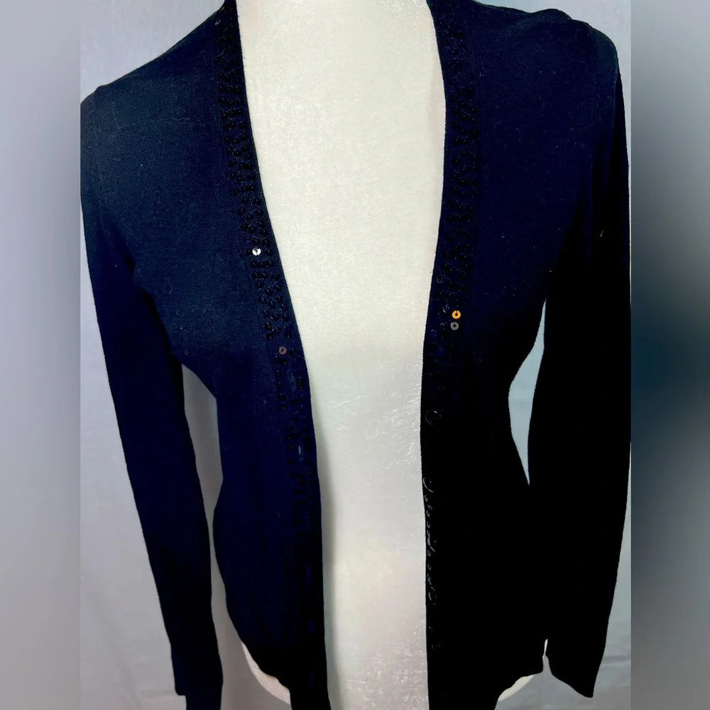 Loft cardigan with sequins new